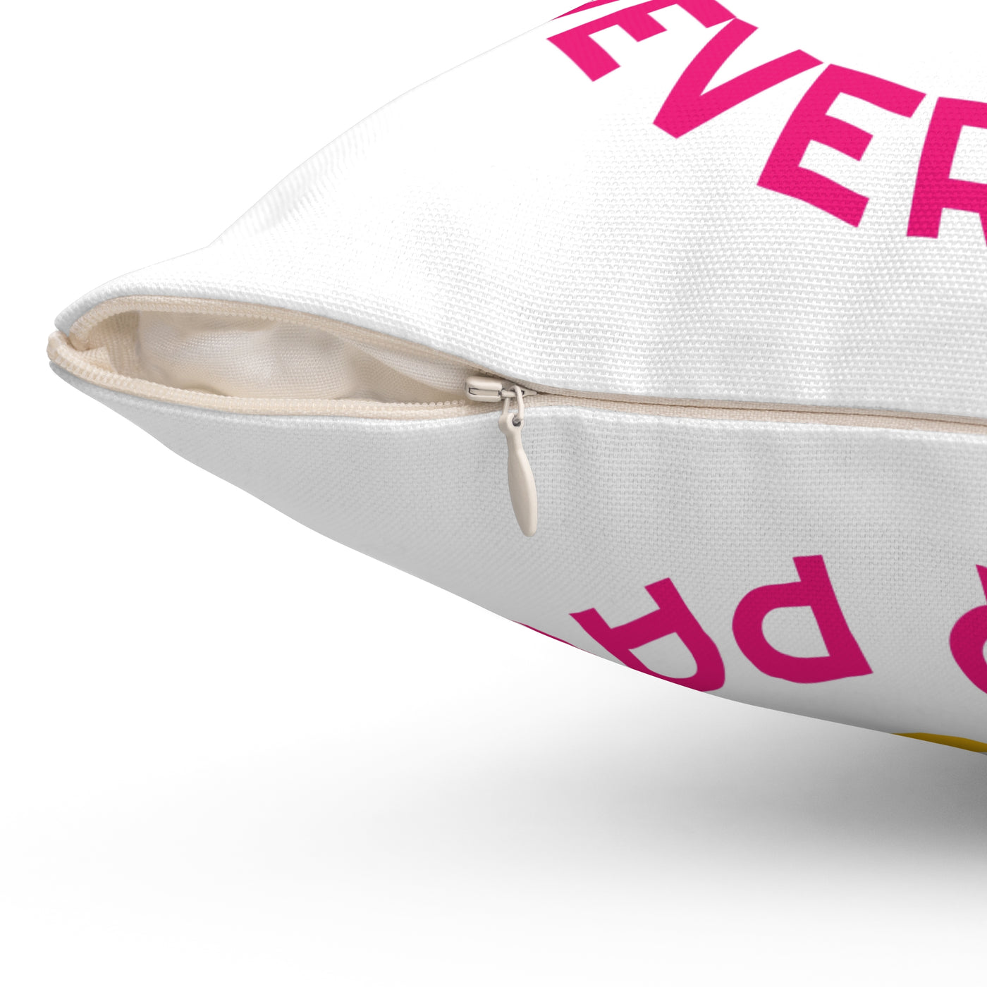 Gamer Fresh | My Gamer Life Never Pauses | Spun Square White Bed/Couch Pillow