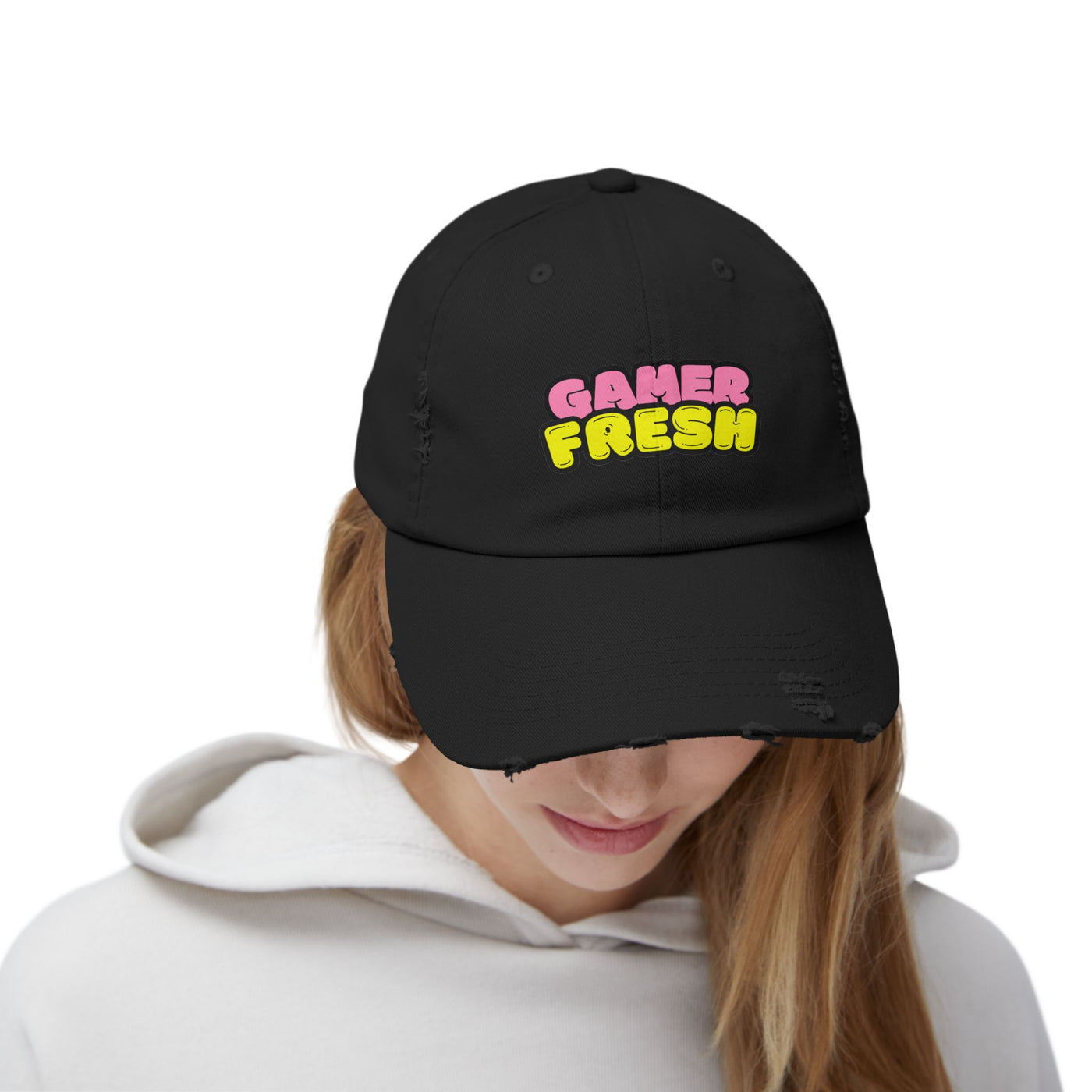 Gamer Fresh Distressed Cap for Unisex - Perfect Gift for Gamers