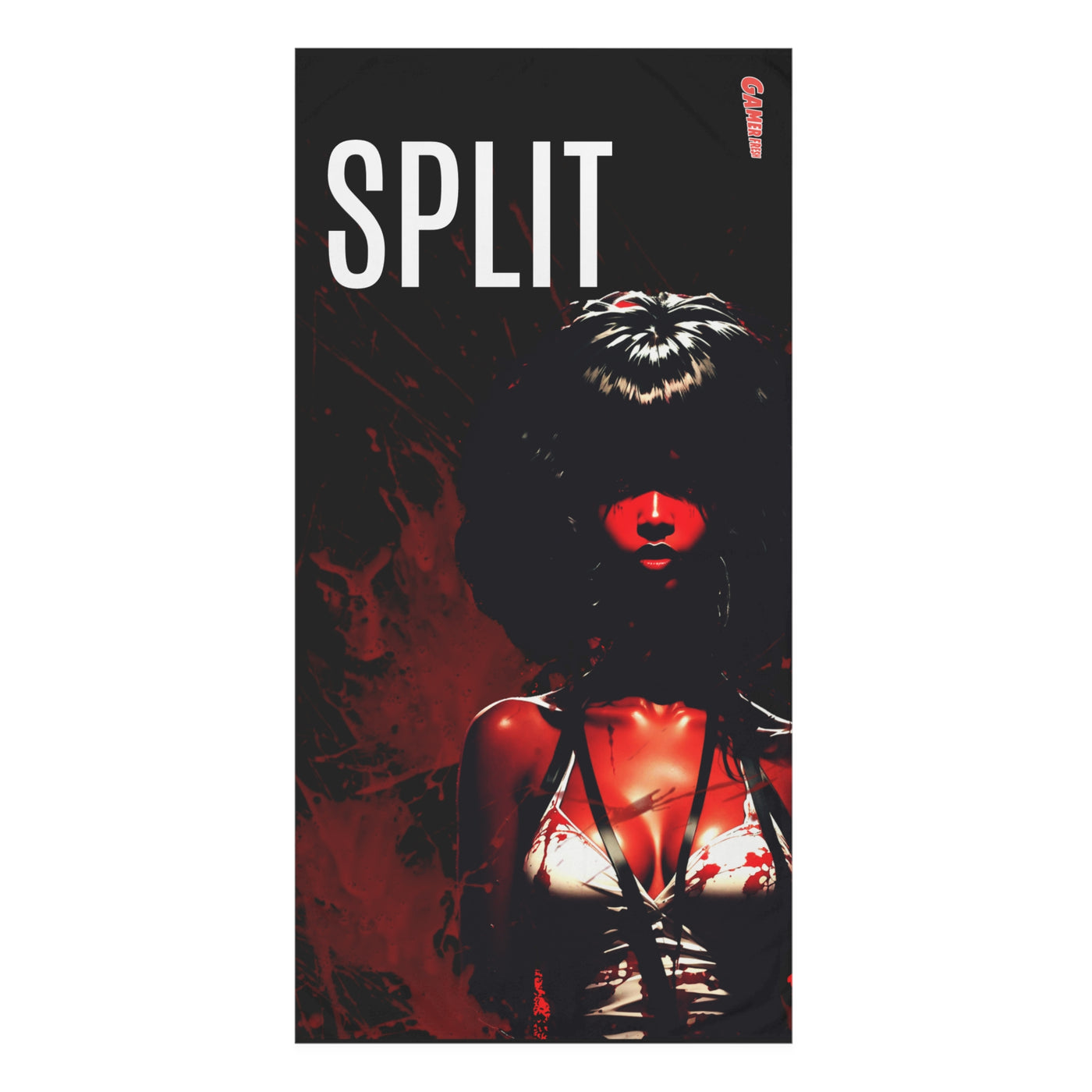 Split | Black Horror Shroud Towel — Gamer Fresh Nightmare Series