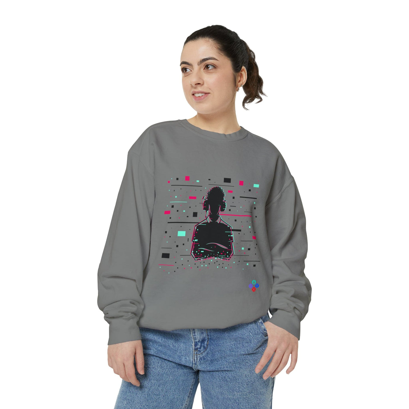 Gamer Fresh Warp Static Hardcore Gamer Sweatshirt