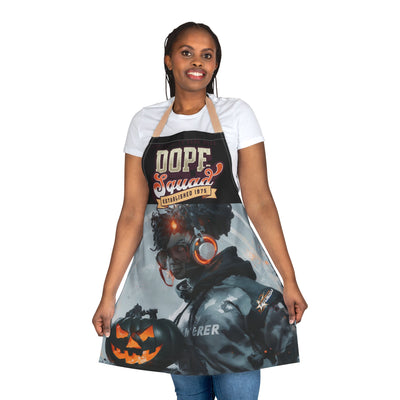 Gamer Fresh | Creep It Real: Smokey Ghosts — Midnight Black Dope Squad Edition | Halloween Apron | Limited Edition
