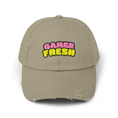 Gamer Fresh Distressed Cap for Unisex - Perfect Gift for Gamers