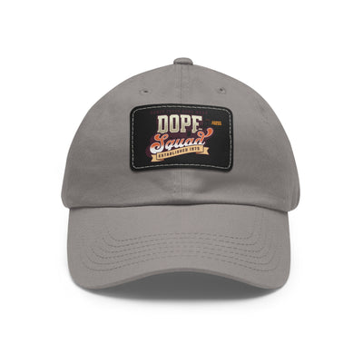 Gamer Fresh | Dope Squad | Leather Patch Dad Hat | White