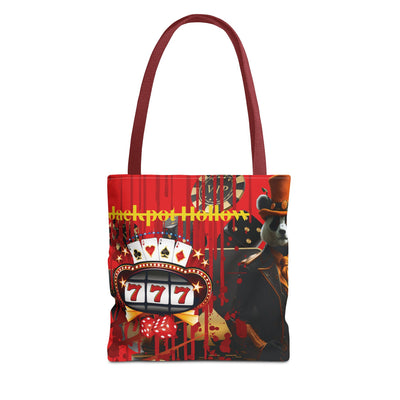 Gamer Fresh | Jackpot Hollow Horror Tote Bag | Slot 7 Red - Limited Edition