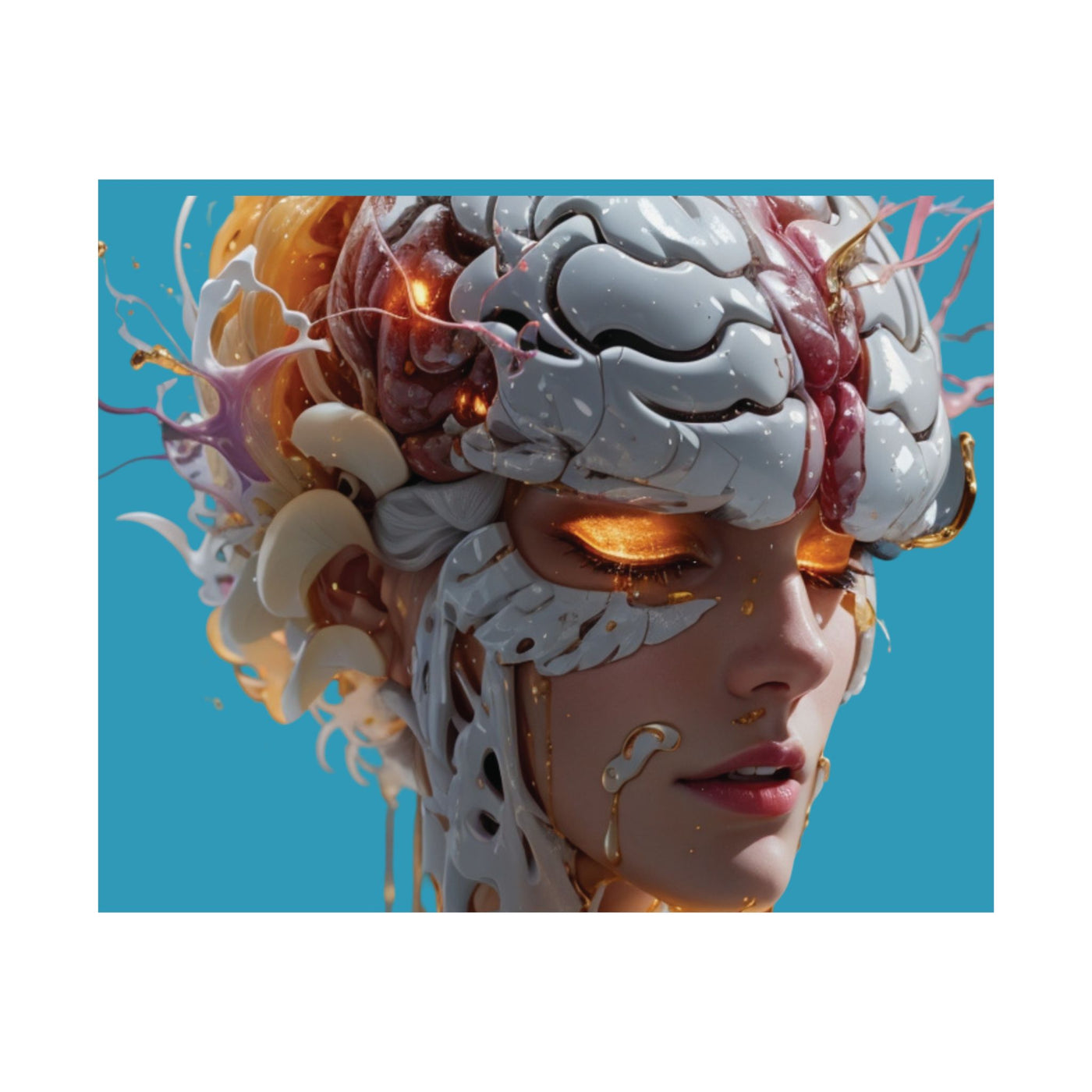 Mythoos The First Legend Knick Blue Satin Poster (300gsm) | By Gamer Fresh -copy