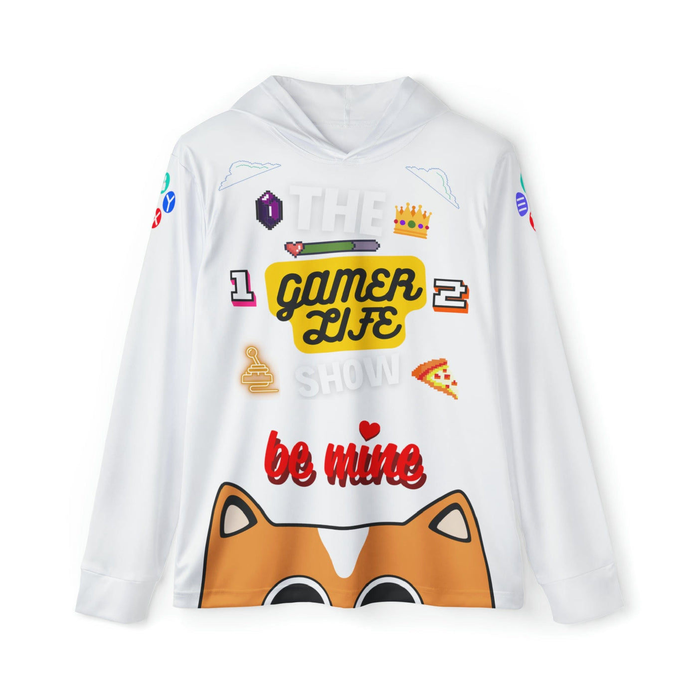 Gamer Fresh Arturo Nuro Collection | The Gamer Life Show Podcast | Play Awesome | Limited Edition | Athletic Warmup White Hoodie
