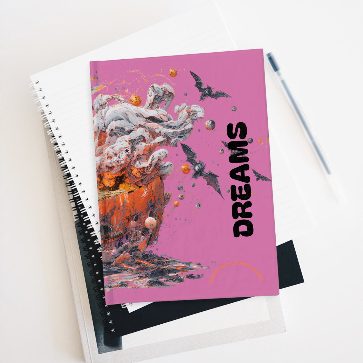 Gamer Fresh | Scary Dreams: Phantom Pink Edition | Journal Notebook | Limited Edition