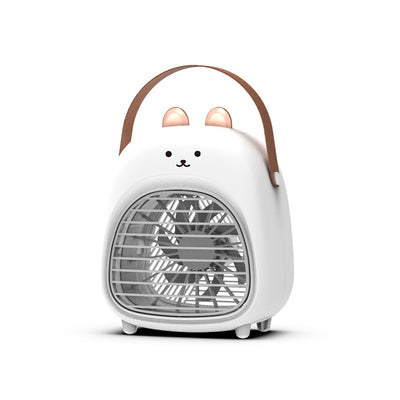 AquaCool Whisper | USB Portable Spray Fan Humidifier | by Gamer Fresh