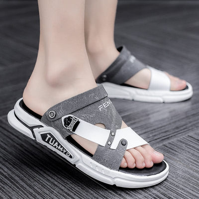 Waterproof Leather Sandals For Men