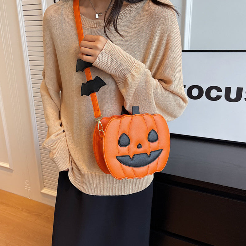 Gamer Fresh | Pumpkin Bat Crossbody Bag | 2024 Halloween Edition