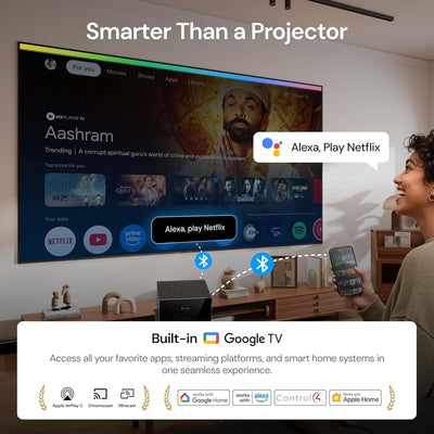 Valerion Vision Master Projector Pro Max Game Streamer Mac Bundle (Screen, 3D Glasses, Tri-Pod, + /subscriptions)  Stand)