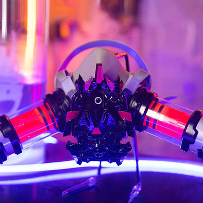 CyberFresh Luminous "Mephisto Nioh" Face Mask & Functional Wind Headphones