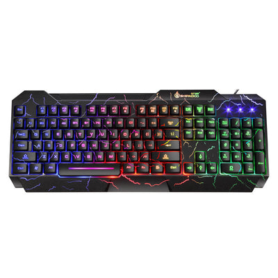 The "Redner 9V" Luminous LED Professional Gaming Keyboard and Mouse