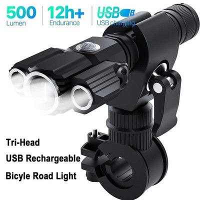Waterproof Rechargeable LED Flashlight