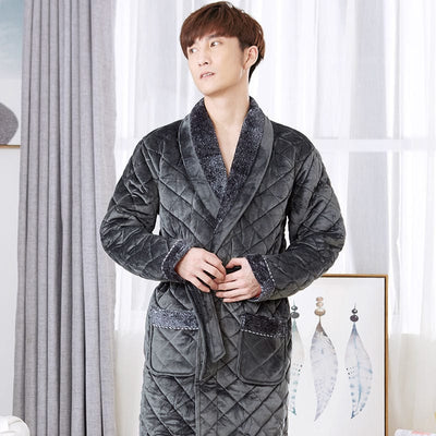 Velvet Cigar | Men's Thick Winter Streamer Robe | by Gamer Fresh
