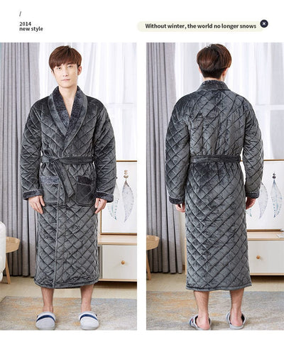 Velvet Cigar | Men's Thick Winter Streamer Robe | by Gamer Fresh