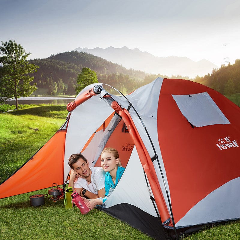 Waterproof Tourist Tents Outdoor Camping Double Layer Hiking Camping Family Tent