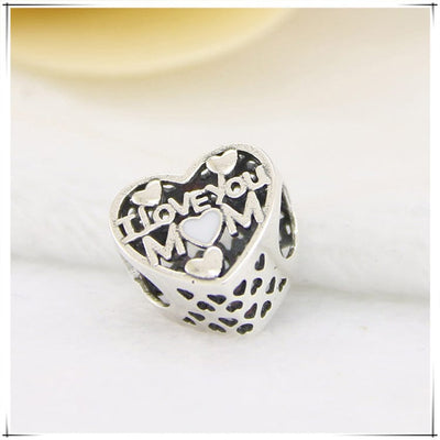 Serene Reflections Silver Epoxy Hollow Cold Spring Thinking Beads