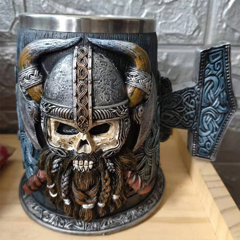 The Pyscho Viking Pirate Beer Mug