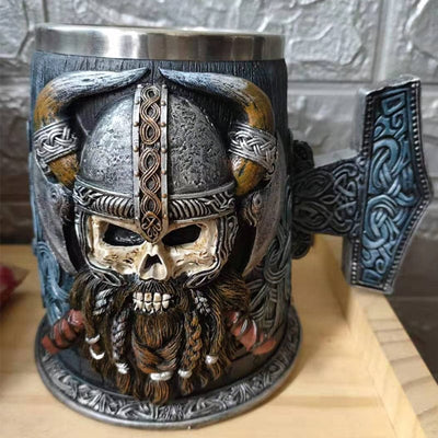 The Pyscho Viking Pirate Beer Mug