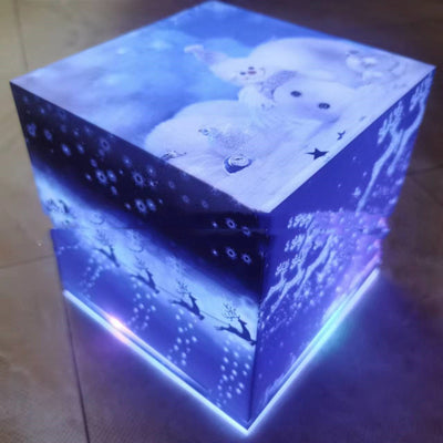 Halloween Pumpkin Ghost Atmosphere Decoration Lantern Box by Gamer Fresh