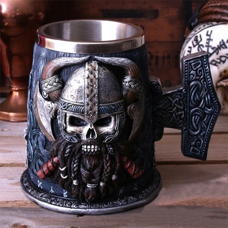 The Pyscho Viking Pirate Beer Mug