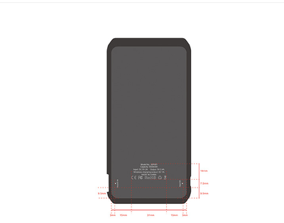 The "Modius VB5" 5000 mAh wireless fast charger