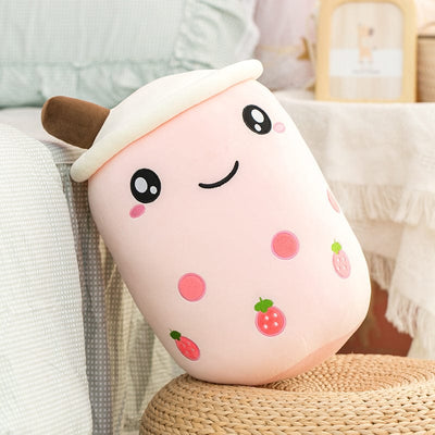 Cute Pearl Milk Tea Plush Pillow