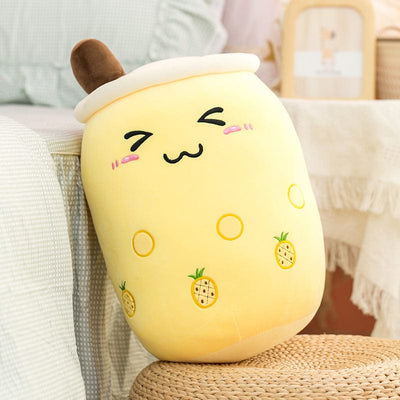 Cute Pearl Milk Tea Plush Pillow