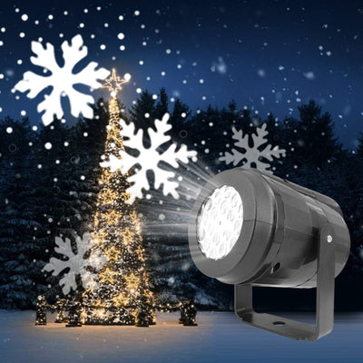 LED Christmas Snow Fall Light Projector Lamp