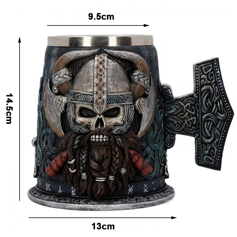 The Pyscho Viking Pirate Beer Mug