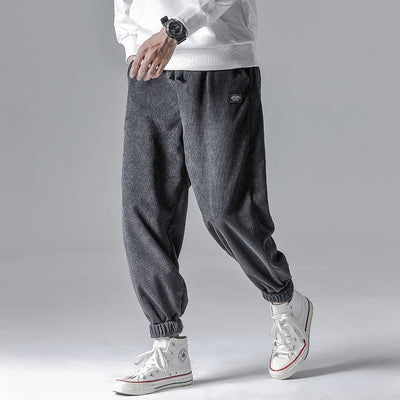 Men's Baggy Fleece Sweatpants with Bunched Leg Bottoms