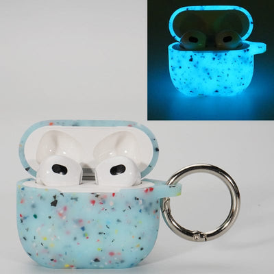 Luminous LED Floral Wireless Air Pods Charging Cover Case