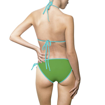 Gamer Fresh | Exclusive Rocking Gamer Life | Women's Peridot Green Bikini Swimsuit