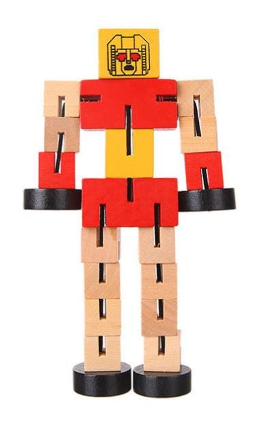 The Gunstar Wooden Robot Warriors Toy Collection