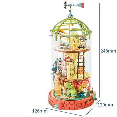 The "Ivaya Castles" Small House Miniature Model Kits
