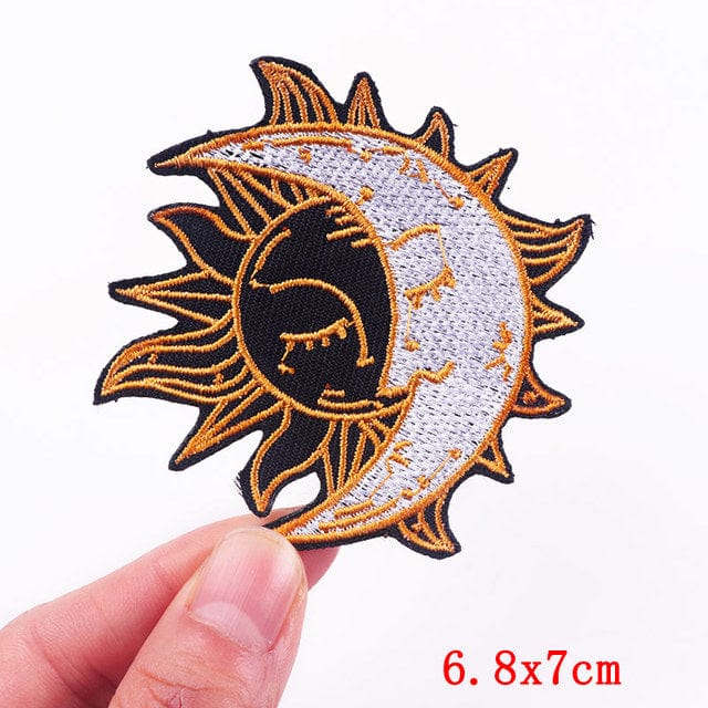 Lette Flower Embroidered Patches For Clothing Thermoadhesiv