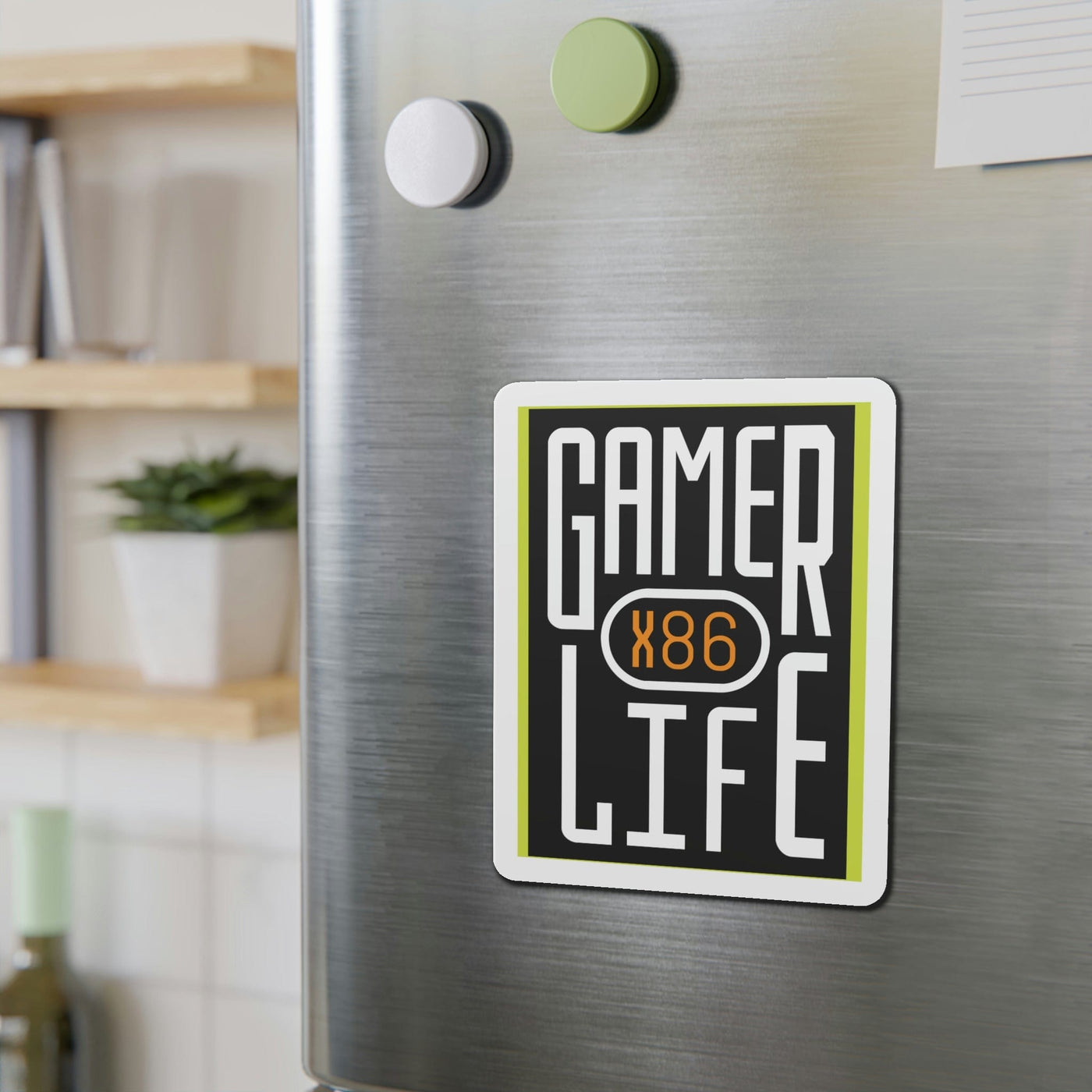 Gamer Life X86 Architecture | Kiss-Cut Magnet Frame