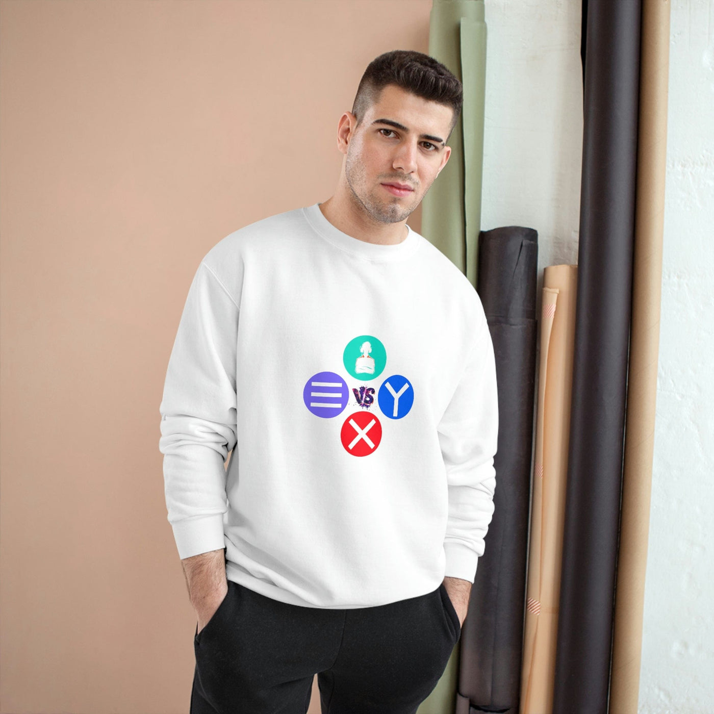 Gamer Fresh Versus | Button Smasher 100% x Champion Exclusive Sweatshirt