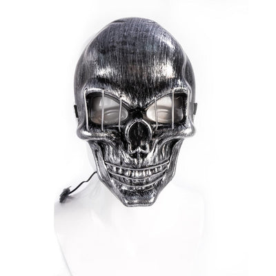 The Gamer Fresh "Chrome Dome Bedlam Skull" LED Luminous Halloween Face Mask