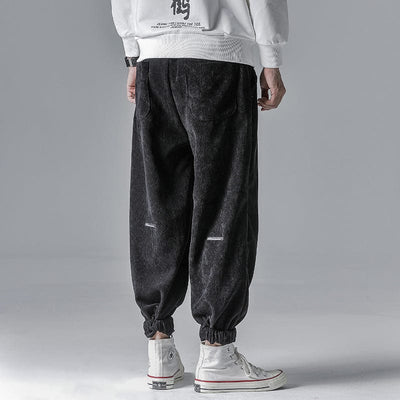 Men's Baggy Fleece Sweatpants with Bunched Leg Bottoms