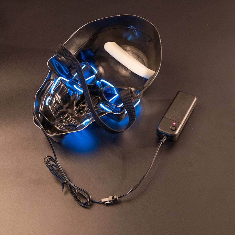 The Gamer Fresh "Chrome Dome Bedlam Skull" LED Luminous Halloween Face Mask
