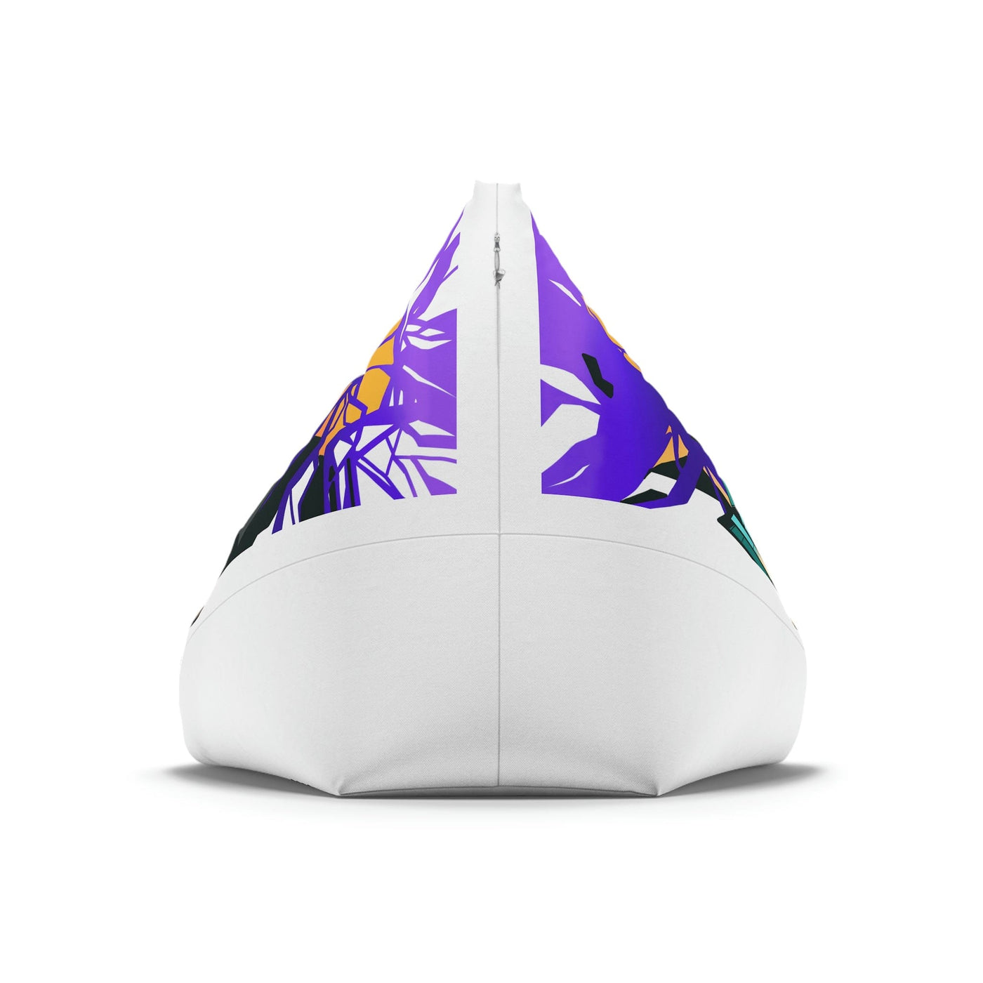 The Gamer Fresh Graffiti Streamer | All Art Lion NYC Mural | White Bean Bag Chair