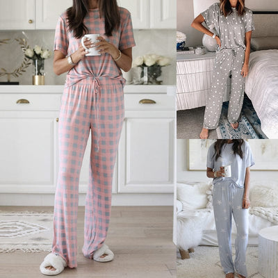 The "Cool Luck Juck" Women's Two-Piece Pajamas Suits