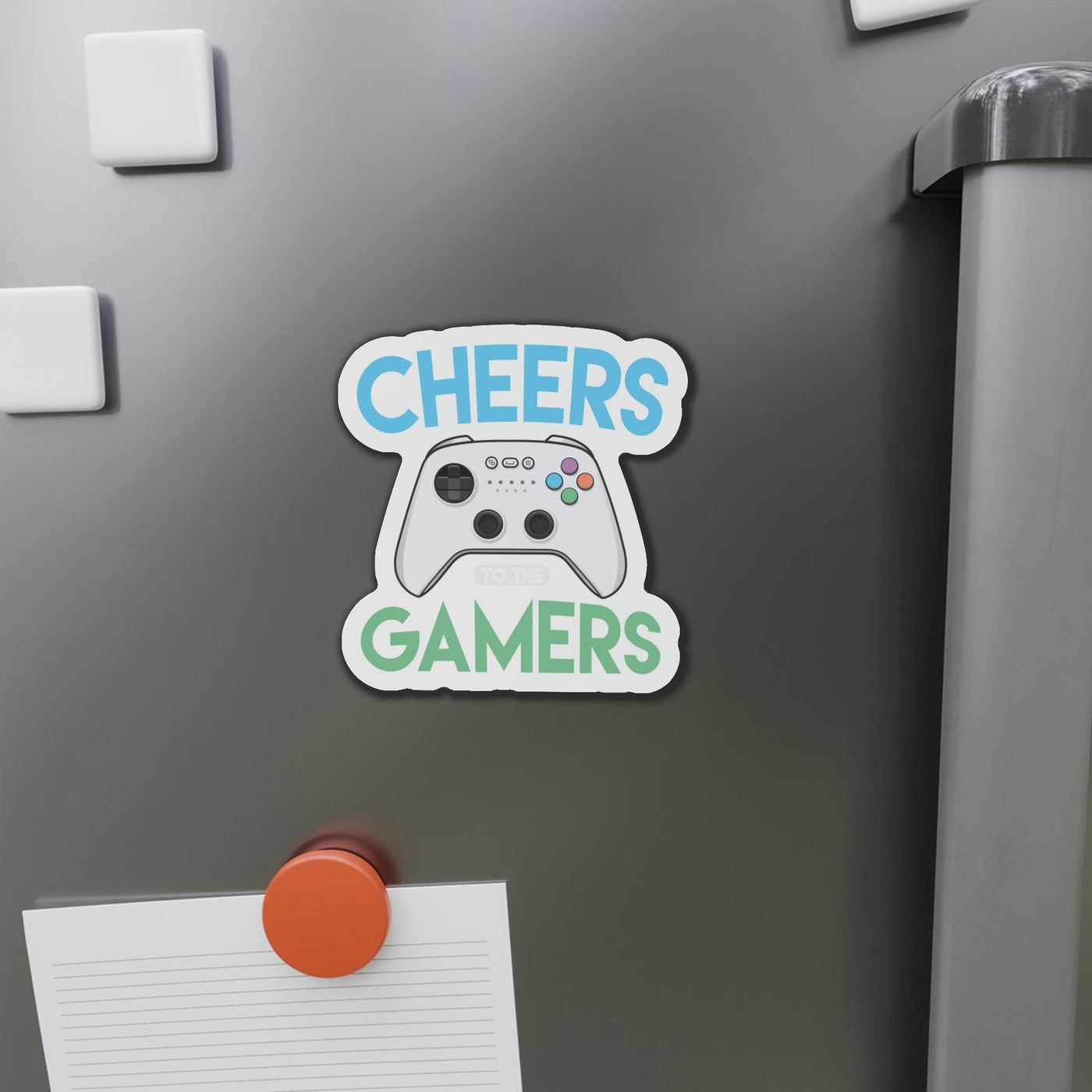 Cheers To The Gamers Gamer Life | Kiss-Cut Magnet Frame