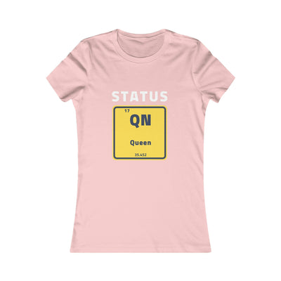 Women's The Status Queen Periodic Table Short Sleeve T Shirt *No Background*