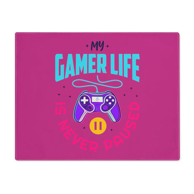 Gamer Life Never Paused | Violet Placemat