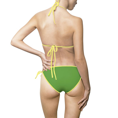 Gamer Fresh | Exclusive Rocking Gamer Life | Women's Peridot Green Bikini Swimsuit