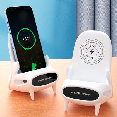 Portable Mini Chair Fast Wireless Mobile Phone Charger