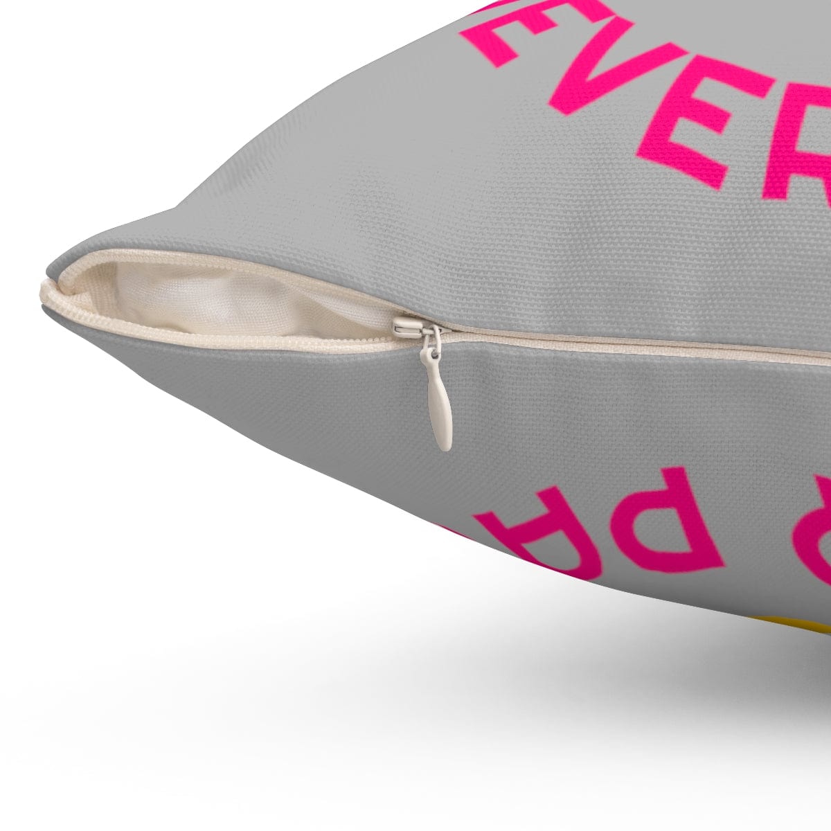 My Gamer Life Never Pauses | Spun Square Light Grey | Bed/Couch Pillow